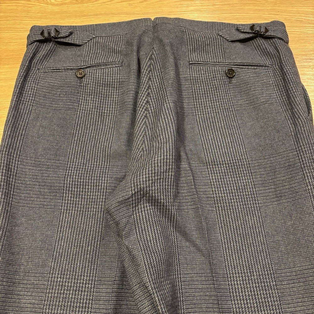 Ralph Lauren Purple Label "Gregory" Suit Slim 42L Fits 40L Grey Glen Plaid 34x32 - Picture 15 of 16